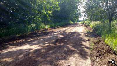 Das Wegeprofil ist hergestellt.